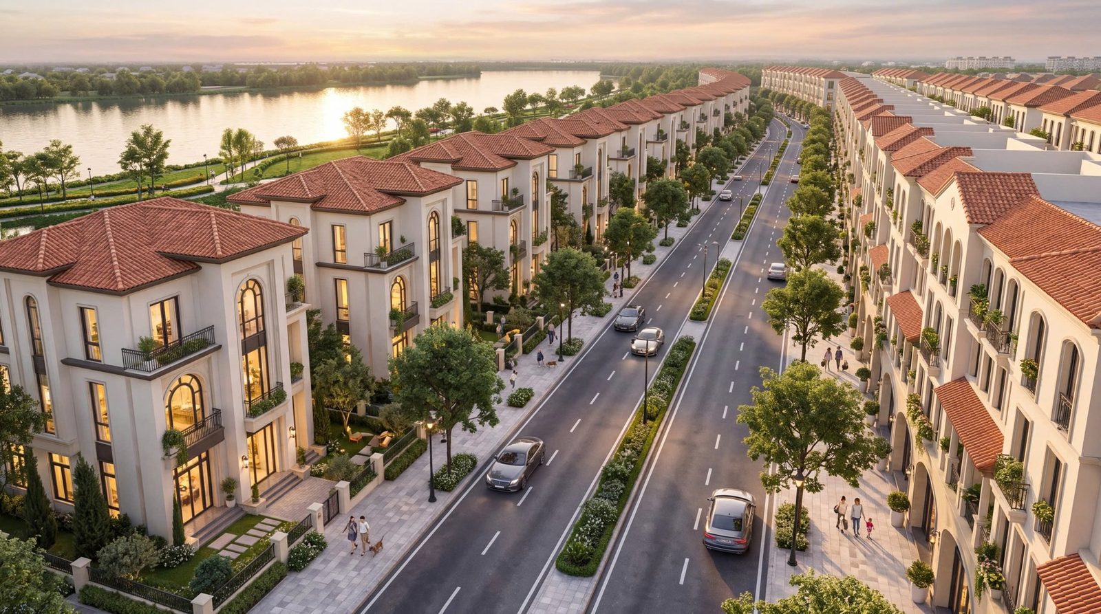 Tuyến phố Địa Trung Hải ven sông